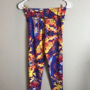 5 Pair of Colorful Full-Length High Quality Leggings, Made in Brazil.